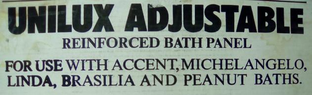 ideal standard unilux bath panel