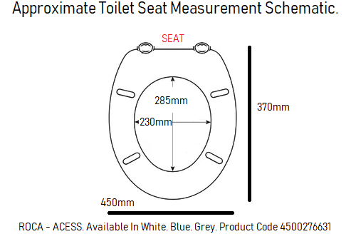 roca access toilet seat disabled pan easy 