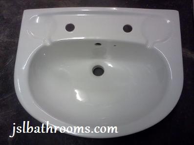 armitage shanks large basin bathroom bradford