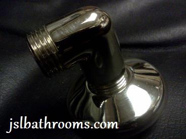 Gold Finish Elbow For Exposed Wall Mounting Shower Valve Mixer