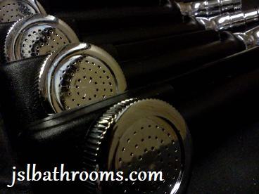 Black Chrome Stylish Handsets Shower 80s