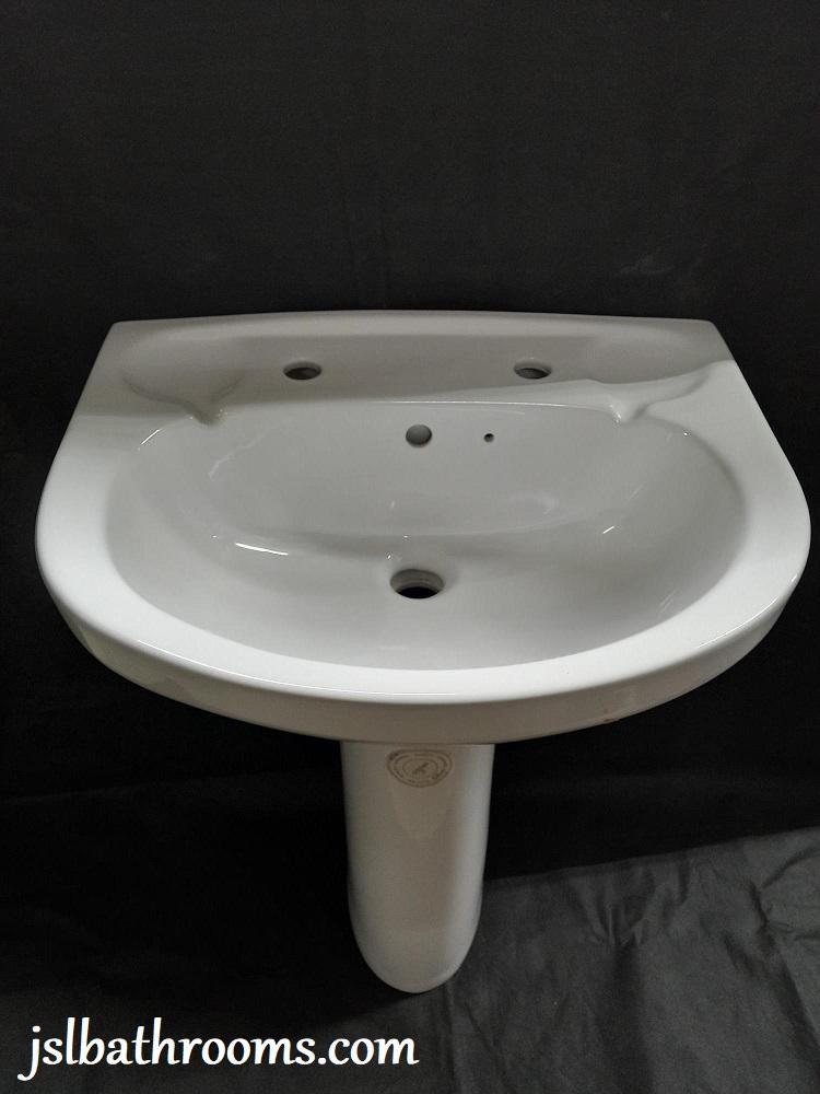 armitage shanks basin sink pedestal 560mm