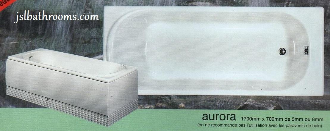 aquarius uk aurora bath standard size 1700mm