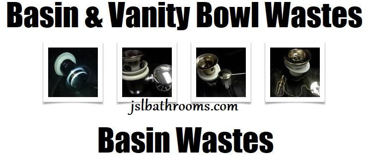 basin vanity bowl wastes pop up chain