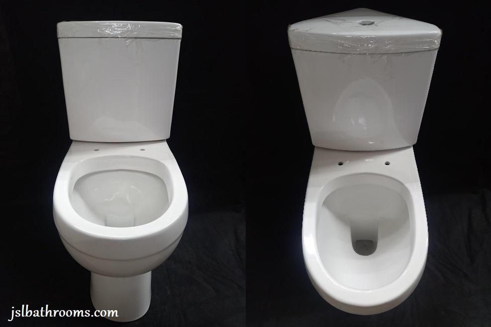 corner loo wc close coupled toilet lav