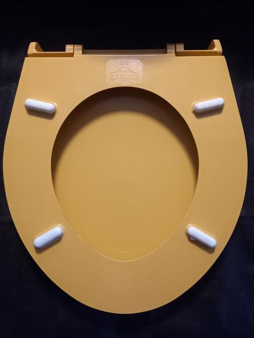 celmac c5 toilet seat harvest gold