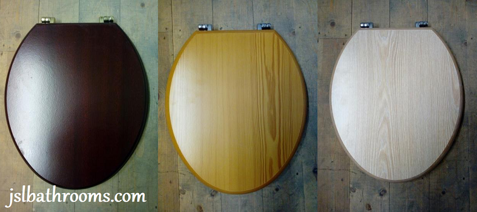 foil toilet seat limed oak mahogany pine