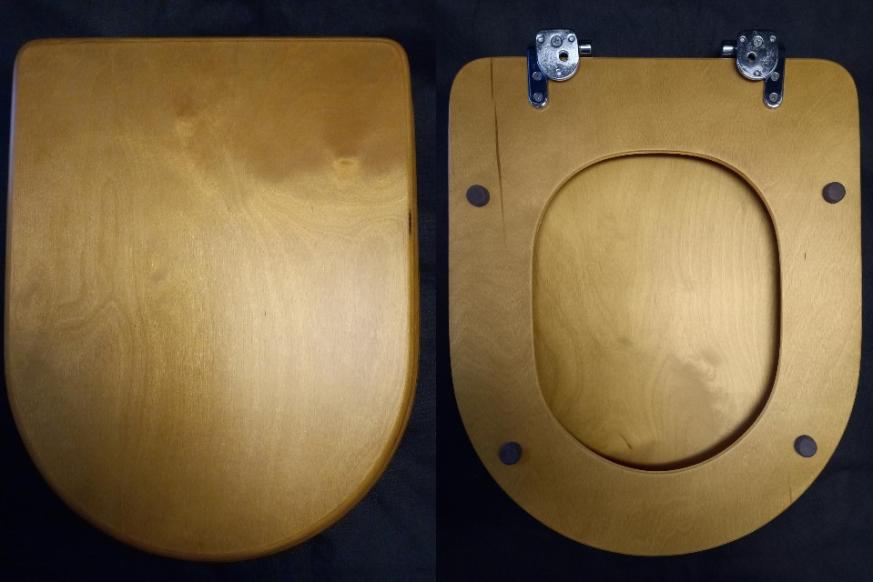 Gala Elia Resin Replica toilet seat, cover and CP hinges