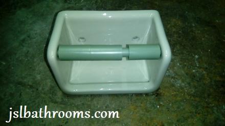 ideal standard empress indian ivory toilet roll holder