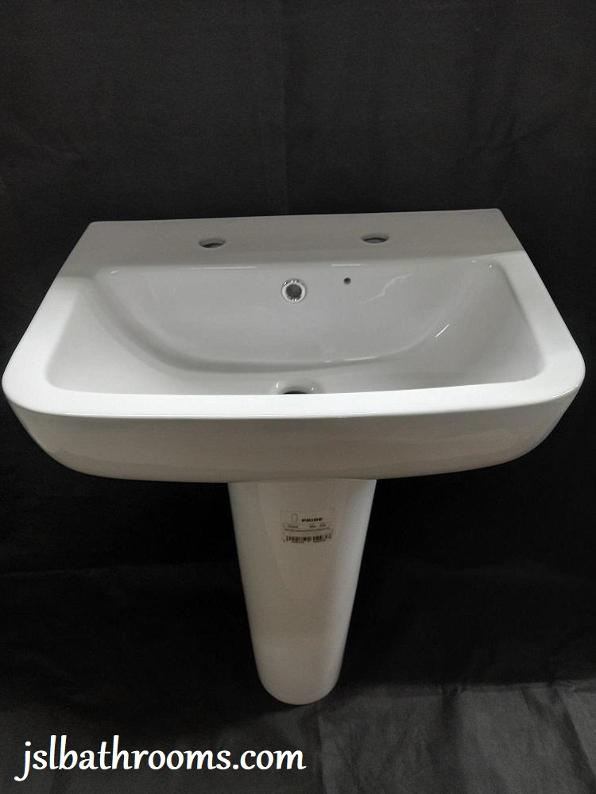 lecico senner sink basin two tap holes 550mm