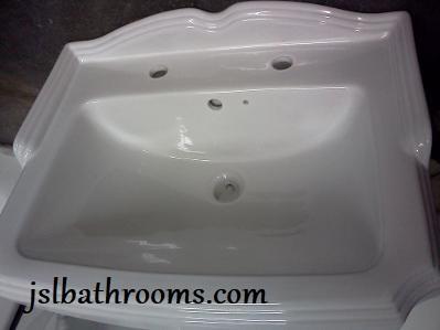 legend victorian upstand basin bathroom