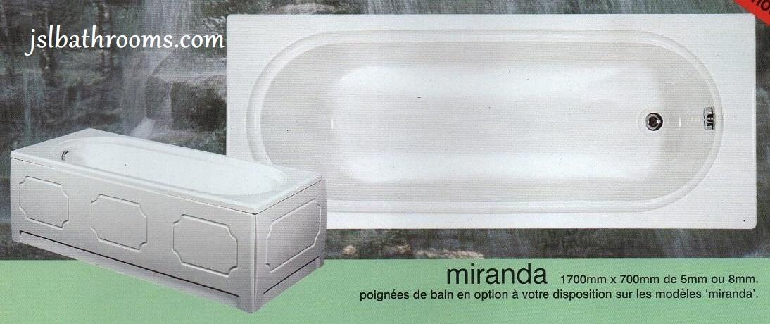 aquarius miranda white acrylic bath uk 1700