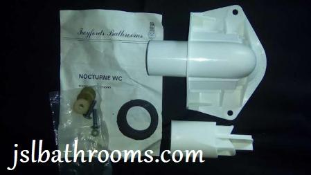 twyfords nocturne toilet pan cistern coupling fittings