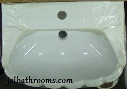 qualcast shell monobloc basin one hole