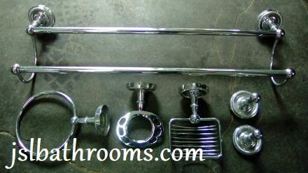 chrome rope twist bathroom accessories