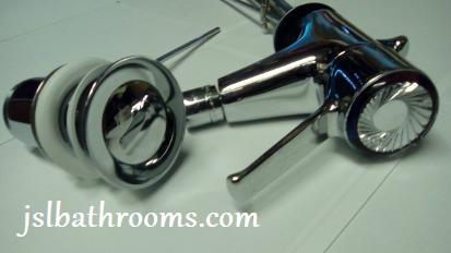 savoy bidet mixer chrome lever style