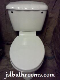 qualcast shell pan cistern toilet loo wc