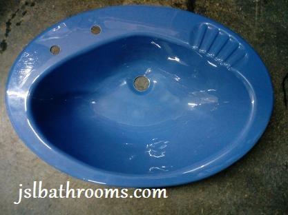 sorrento navy dark blue vanity bowl basin