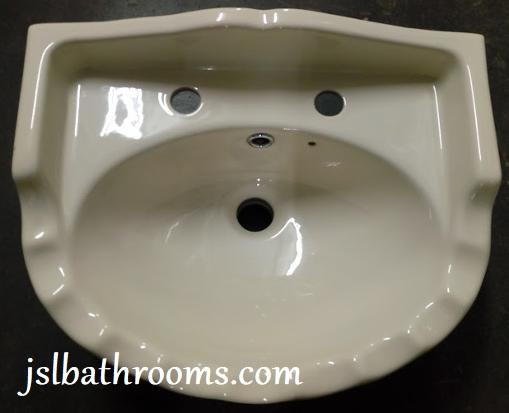 spring soft cream shell basin cloakroom