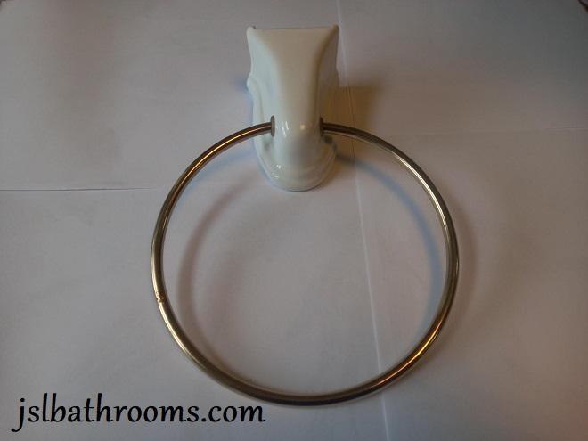 imperial classic towel ring ceramic gold